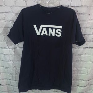 Medium Navy Vans tshirt